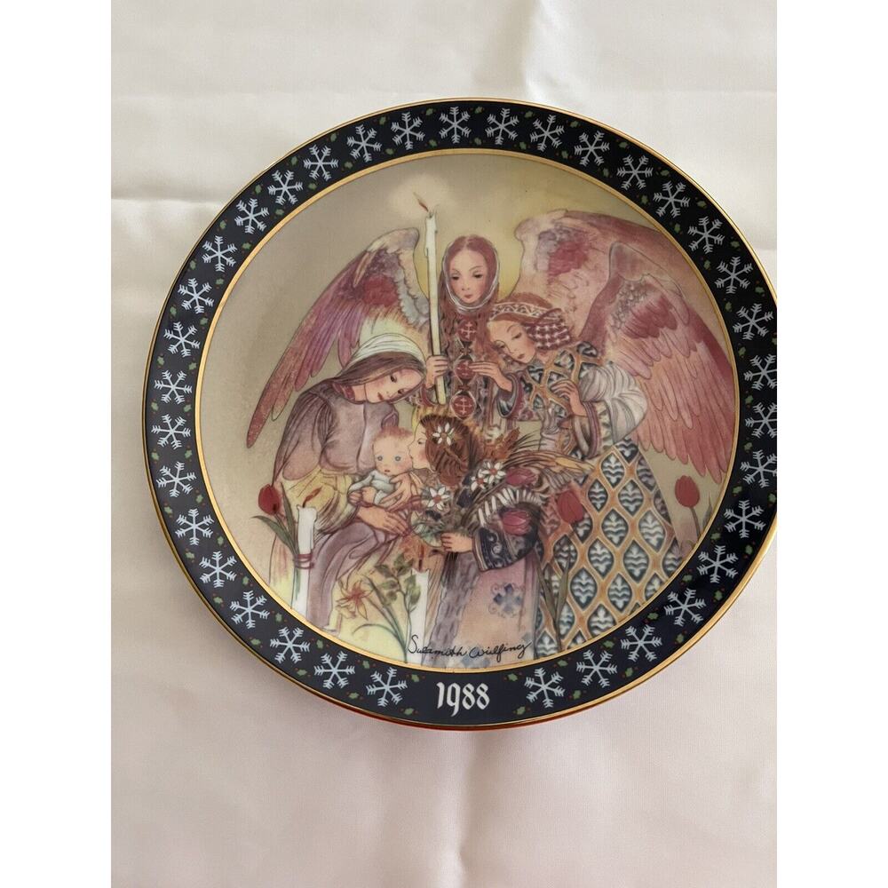 "The Angels Adoration" Plate - Konigszelt Bayern - Christmas Plate